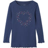 Name It Blue Indigo Nmfnimma Ls Slim Topp Pb