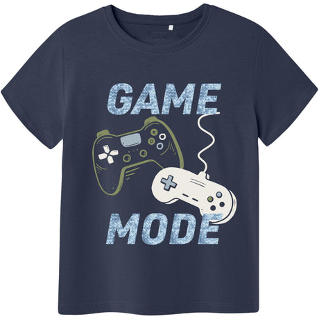 Name It Mood Indigo Nkmkurth Ss Topp Pb