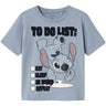 Name It Dusty Blue Nmmjudd Stitch Nreg Ss Topp Wdi