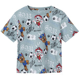 Name It Dusty Blue Nmmjubi Paw Nreg Ss Topp Cplg