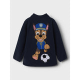 Name It Navy Blazer Nmmjohan Paw Fleece W Zip Cplg