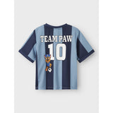 Name It Dusty Blue Nmmjakari Paw Nreg Poly Topp Cplg