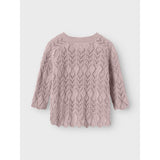 Name It Burnished Lilac Nbflilje Ls Stickad Card