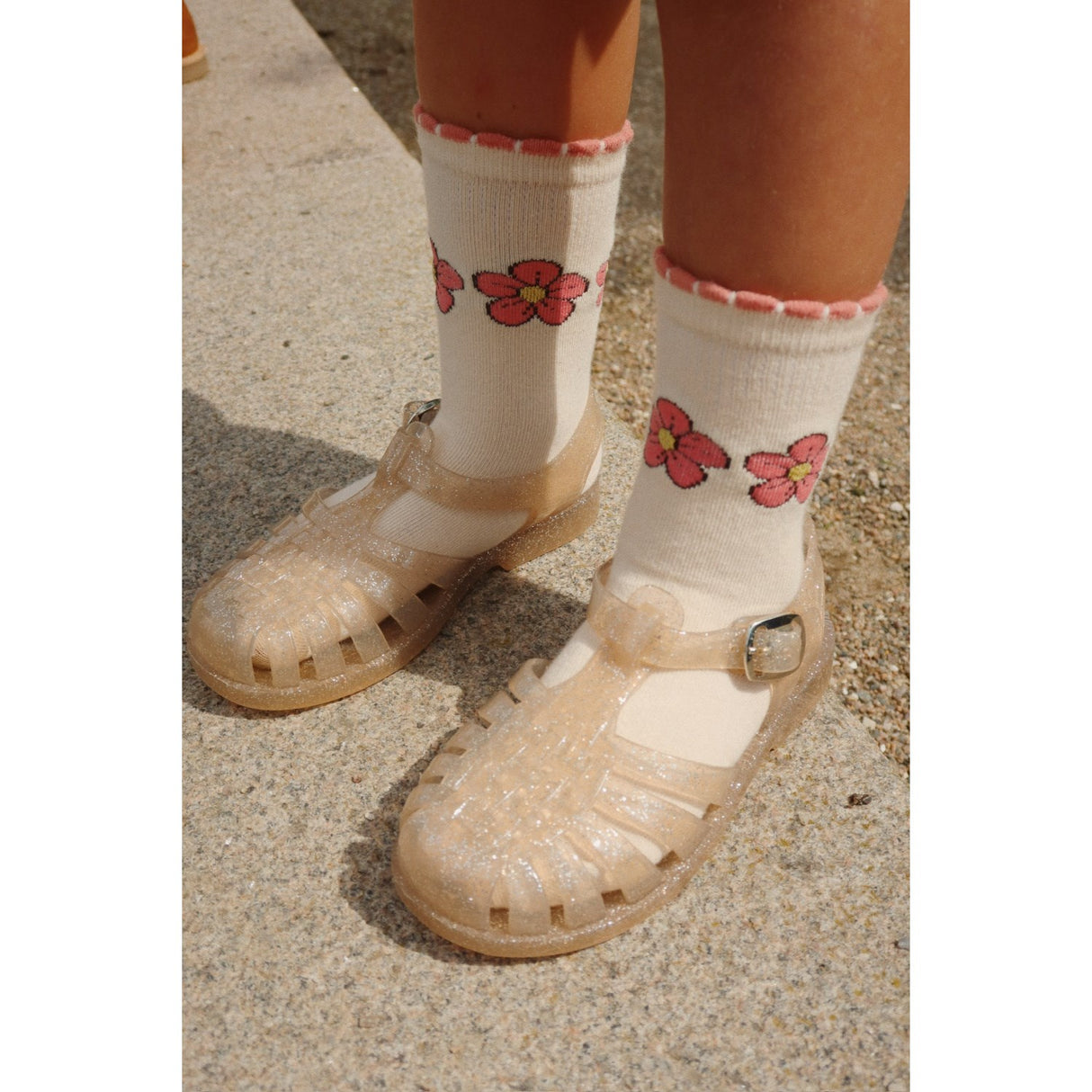 Konges Sløjd Rose Mix 2 Pack Rose Strumpor