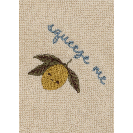 Konges Sløjd Lemon Terry Handduk Embroidery Gots