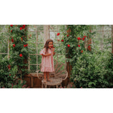 Fliink Cloud Dancer Pink Stripe Addie Klänning