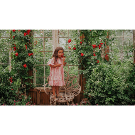 Fliink Cloud Dancer Pink Stripe Addie Klänning