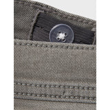 Name It Light Grey Denim Nmmsilas Slim L Dnm Shorts 3339-Is Tb