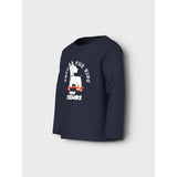 Name It Navy Blazer Skate Dog Nmmvux Ls Topp