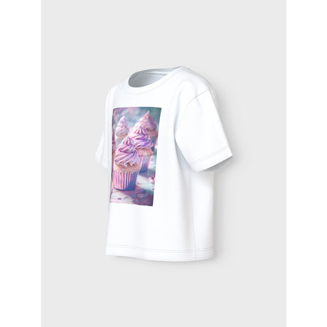 Name It Bright White Cupcake Nmfvotea Ss Nreg Topp
