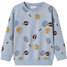 Name It Dusty Blue Nmmkeaton Ls Nreg Sweat Unb