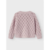 Name It Burnished Lilac Nmfleslie Ls Stickad Card