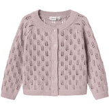 Name It Burnished Lilac Nmfleslie Ls Stickad Card