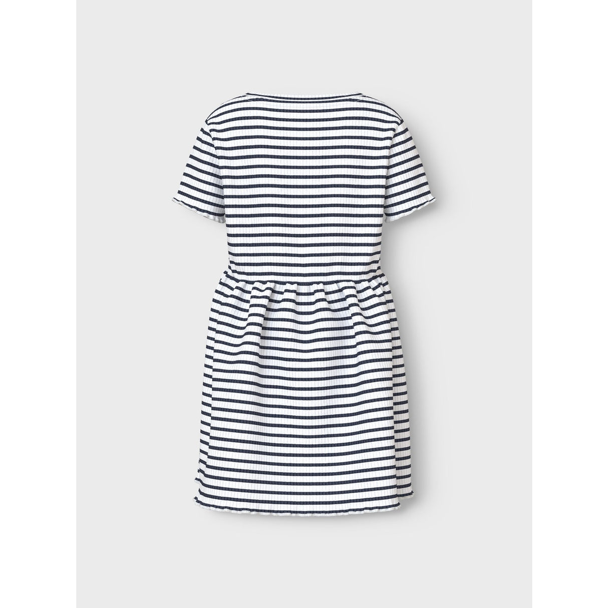 Name It Bright White Blue Nmfvemma Ss Klänning