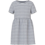 Name It Bright White Blue Nmfvemma Ss Klänning