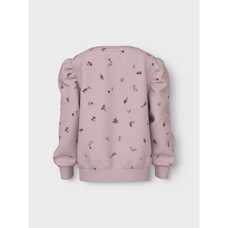 Name It Burnished Lilac Nmflower Ls Sweat Bru