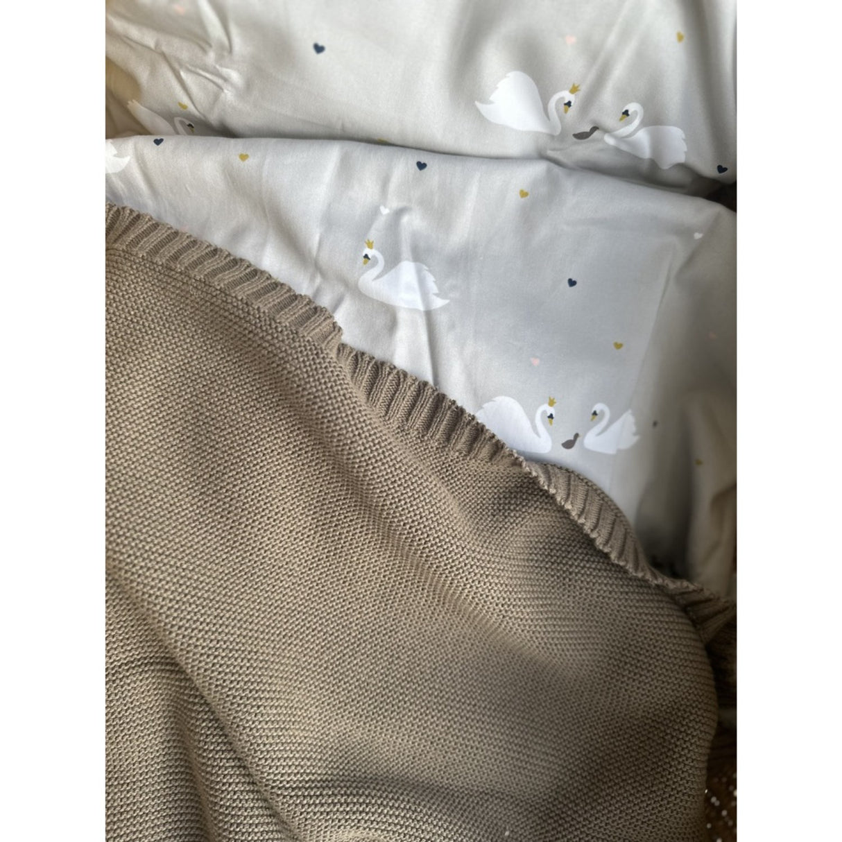 Vanilla COPENHAGEN Wood Stickad Filt