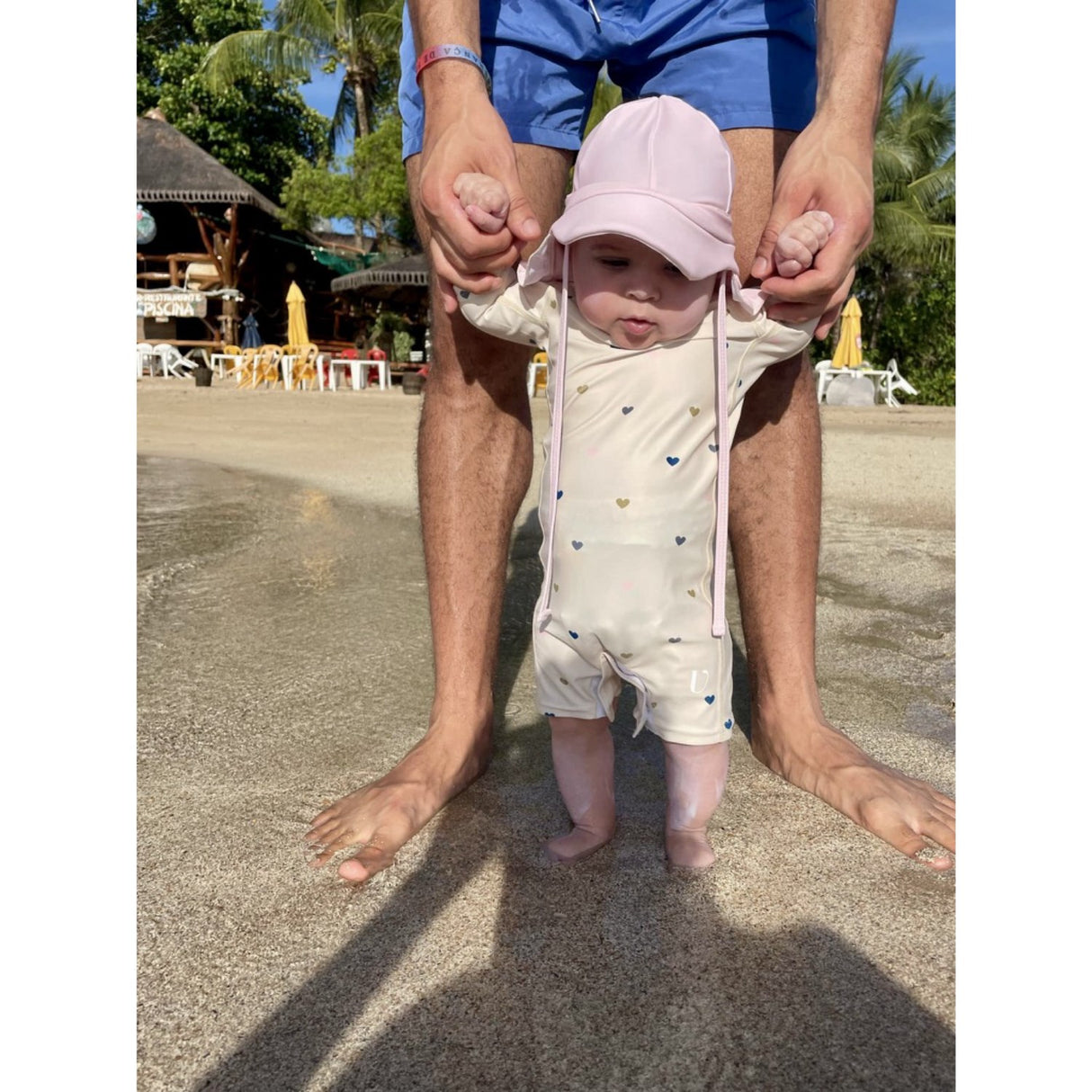 Vanilla COPENHAGEN Milk Hearts UV Baby Baddräkt