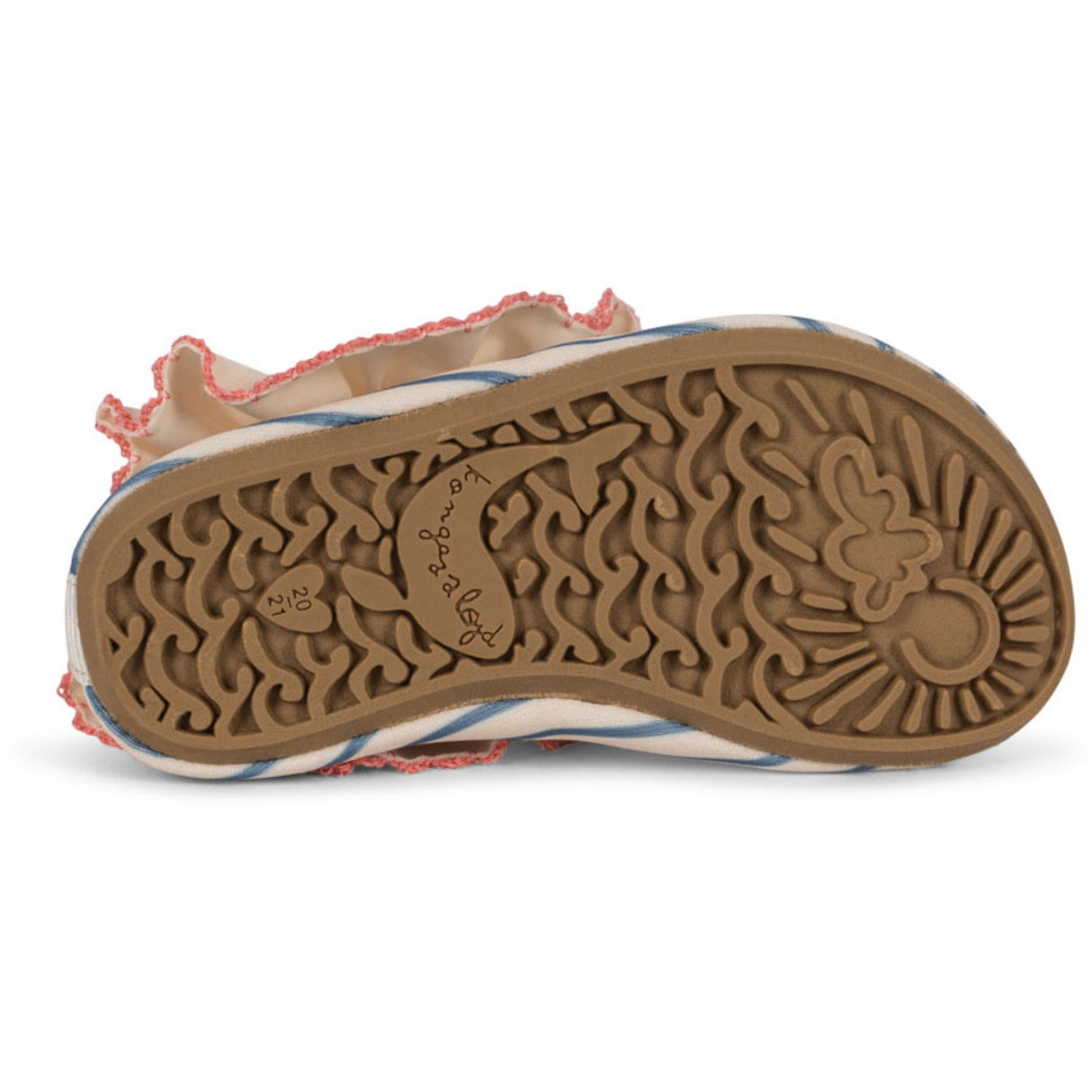 Konges Sløjd Blue Stripe Gina Frill Badskor