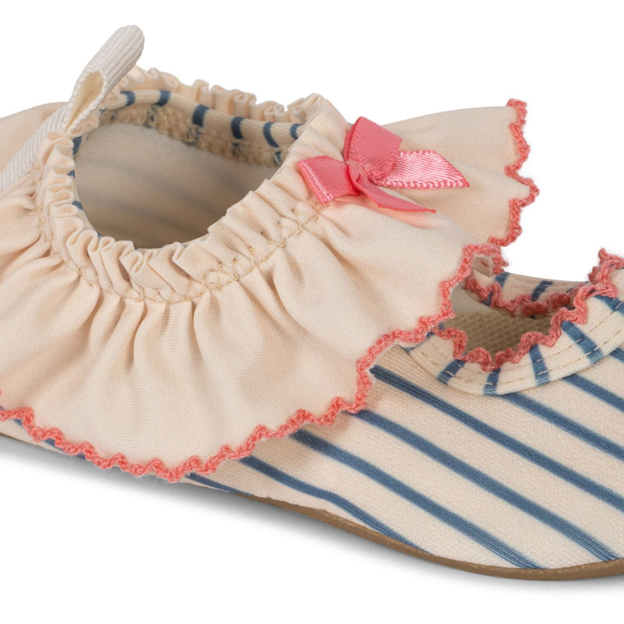 Konges Sløjd Blue Stripe Gina Frill Badskor