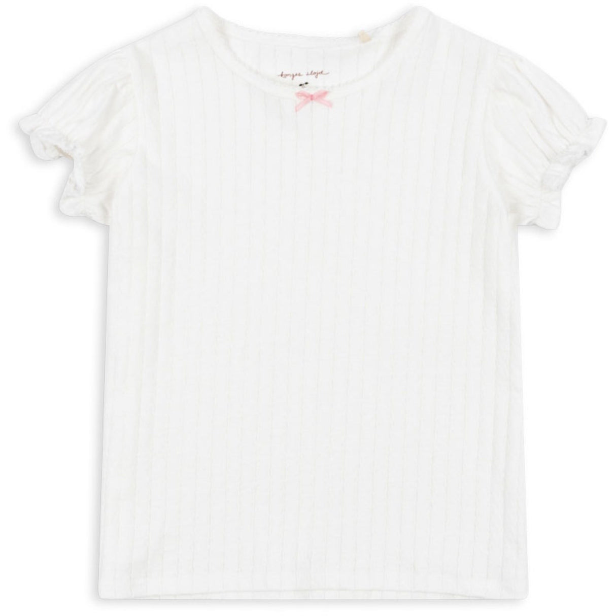 Konges Sløjd Snow White Mallou Tee Gots