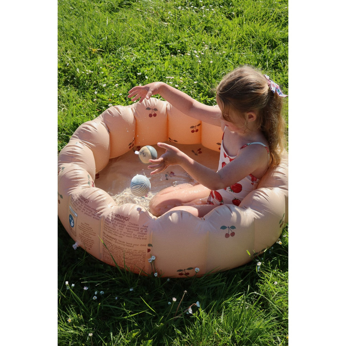 Konges Sløjd Ma Grande Cerise Blush Small Shell Simbassäng