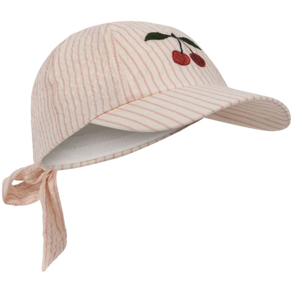 Konges Sløjd Peony Stripe Ellie Rosett Keps Gots