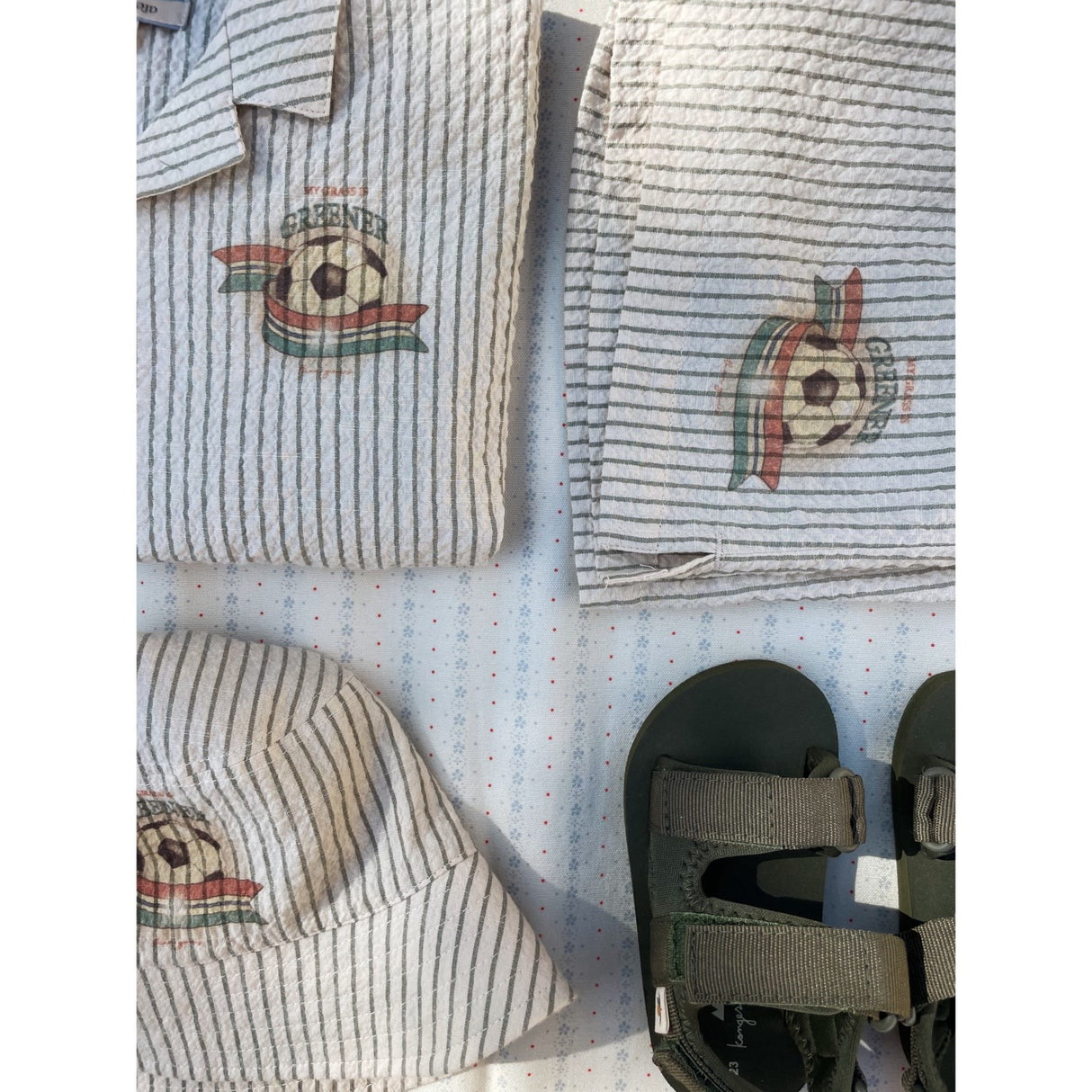 Konges Sløjd Stripe Bluie Elliot Hink Mössa Gots