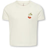 kids ONLY Cloud Dancer Cherry Kogannbel-Sun Life S/S Kort Tee Cs Jrs
