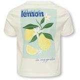 kids ONLY Cloud Dancer Lemon Kogannbel-Sun Life S/S Kort Tee Cs Jrs