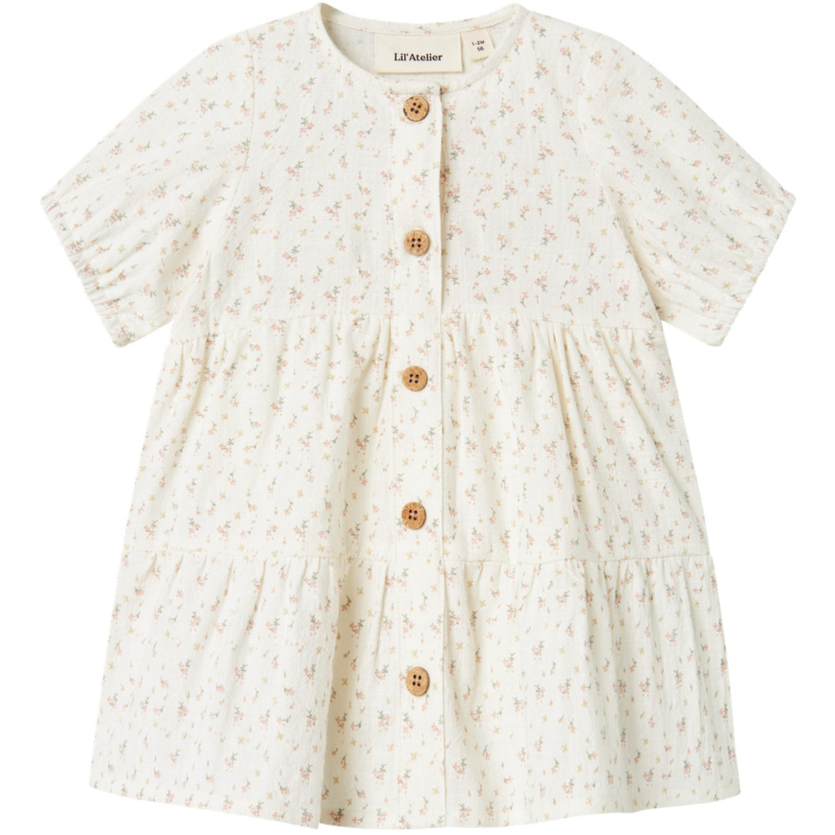 Lil'Atelier Coconut Milk Nbfhailey Ss Loose Body Klänning Lil