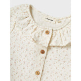 Lil'Atelier Coconut Milk Nmfhailey Ss Loose Skjorta Lil
