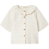 Lil'Atelier Coconut Milk Nmfhailey Ss Loose Skjorta Lil