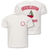 Kids ONLY MINI Cloud Dancer Cute Kmgcandy Life S/S Reg Printed Tee Jrs