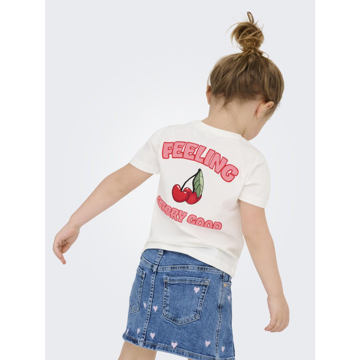 Kids ONLY MINI Cloud Dancer Cute Kmgcandy Life S/S Reg Printed Tee Jrs