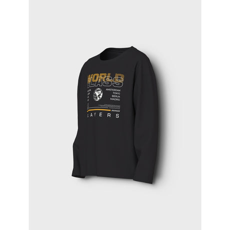Name It Black World Class Nkmvictor Ls Rlx Topp