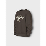 Name It Turkish Coffee Arizona Nkmvoder Ls Nreg Sweat Box Unb