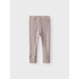 Name It Shadow Gray Nbnwax Ull Rib Leggings Noos