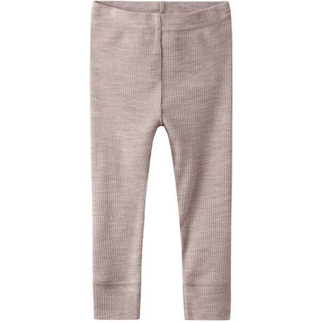 Name It Shadow Gray Nbnwax Ull Rib Leggings Noos