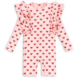 Konges Sløjd Amour Pink Manuca Frill Onesie Grs