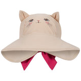 Konges Sløjd Soft Pink Kitty Cat Sun Mössa Grs
