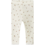 Name It Snow White Small Flowers Nbfwang Ull Needle Leggings Noos