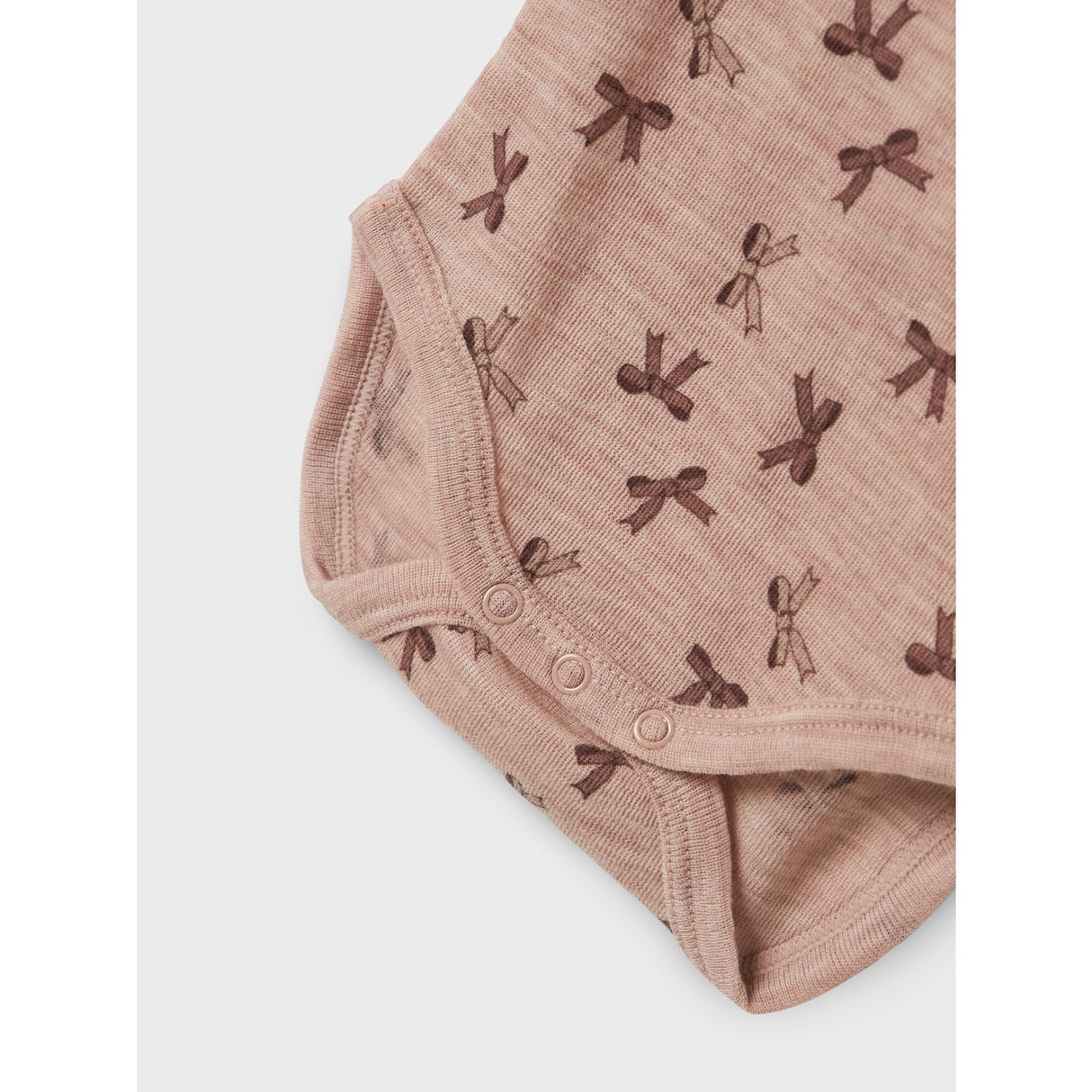 Name It Shadow Gray Bows Nbfwang Ull Rib Ls Body Aop