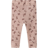 Name It Shadow Gray Bows Nbfwang Ull Rib Leggings Aop