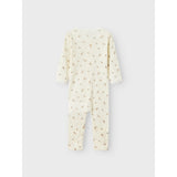 Name It Snow White Small Flowers Nbfwang Ull Needle Nattdräkt Noos