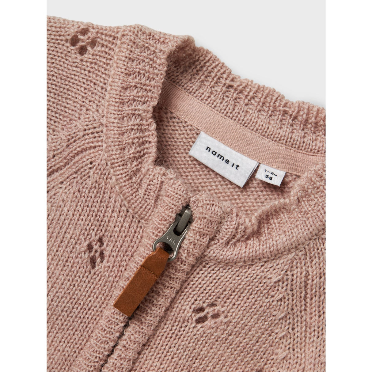 Name It Shadow Gray Nbfwrilla Ull Ls Stickad Dräkt