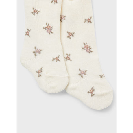 Name It Snow White Small Flowers Nbfwak Wo/Bl Strumpbyxar Aoj