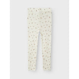 Name It Snow White Small Flowers Nmfwang Ull Needle Leggings Noos