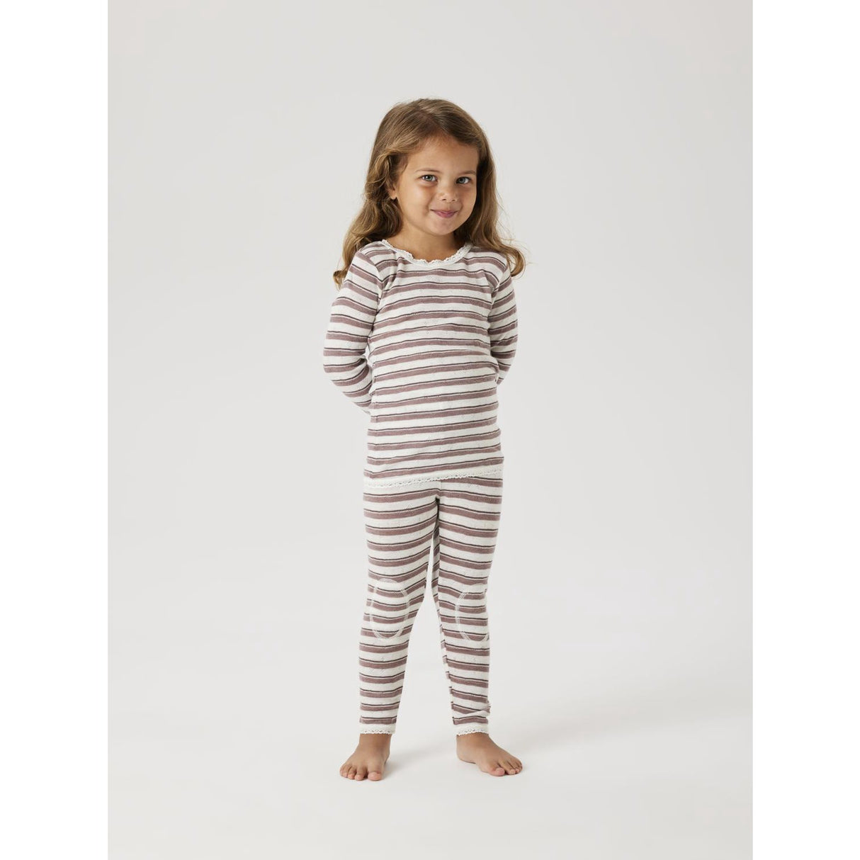 Name It Antler Snow White Nmfwang Ull Needle Leggings Noos