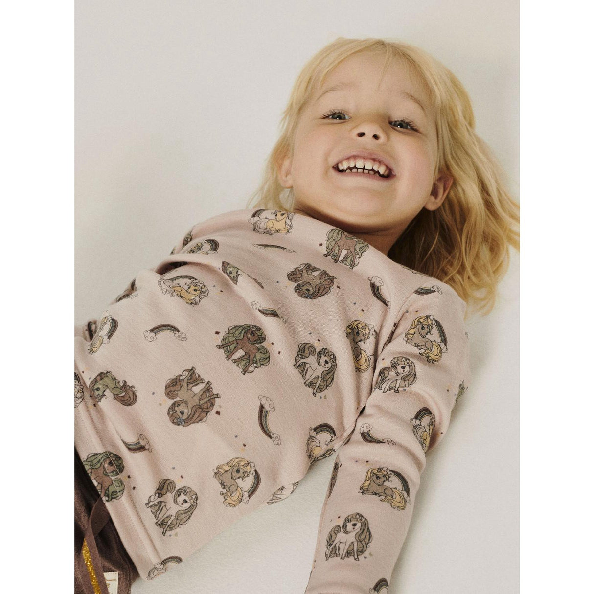 Name It Shadow Gray Unicorn Nmfwillit Ull Ls Topp